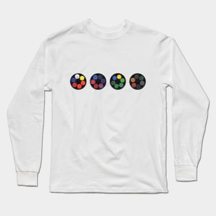 Watercolor wheels Long Sleeve T-Shirt